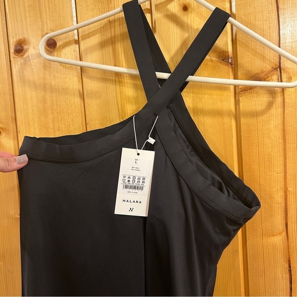 HALARA Backless Crisscross 2-Piece Flared Mini Tennis Dress Size L - Picture 2 of 5